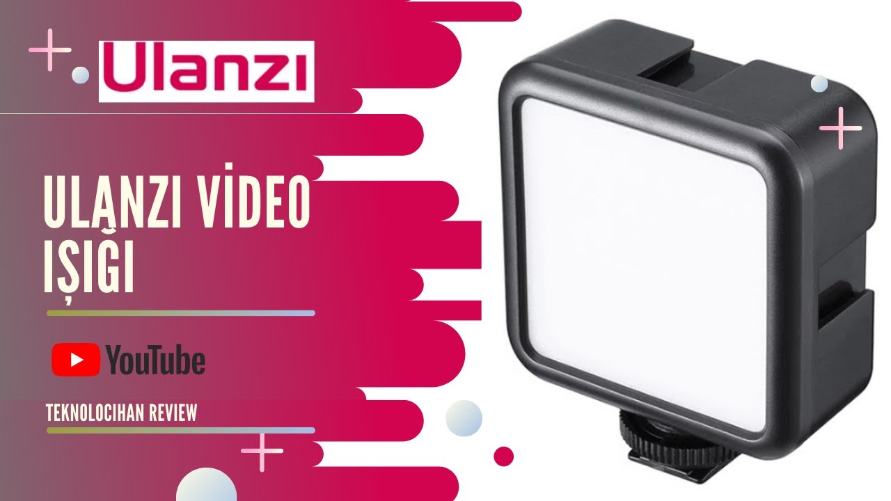Ulanzi VL49 Video Işığı / Ulanzi VL49  Videl Vlog Light