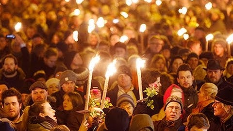 Raw: Denmark Vigil Honors Attack Victims