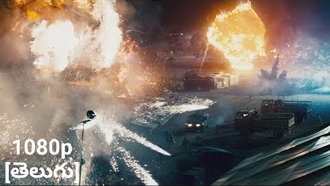 Transformers (2007) - Military Base  + Scorponok Fight ( Only Action) (Telugu scene)[Classic Scenes]