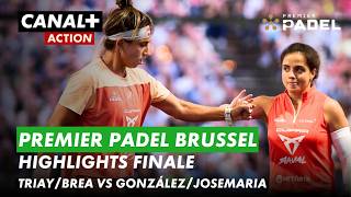 Premier Padel Brussel Highlights | Finale vrouwen | Triay/Brea vs González/Josemaría