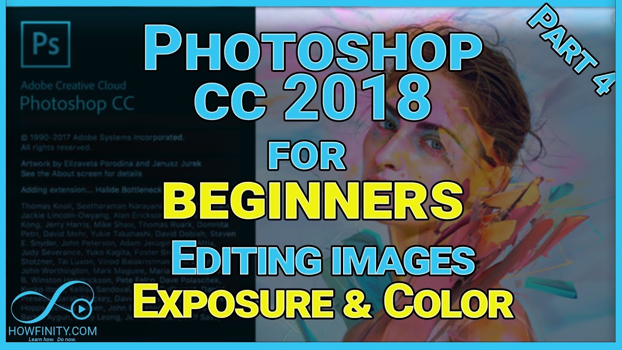 How to Use Photoshop CC 2018 For Beginners-Part 4-Changing Colors ...
