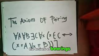 MC MATH05 - The Foundation of set theory especially ( types of axioms).