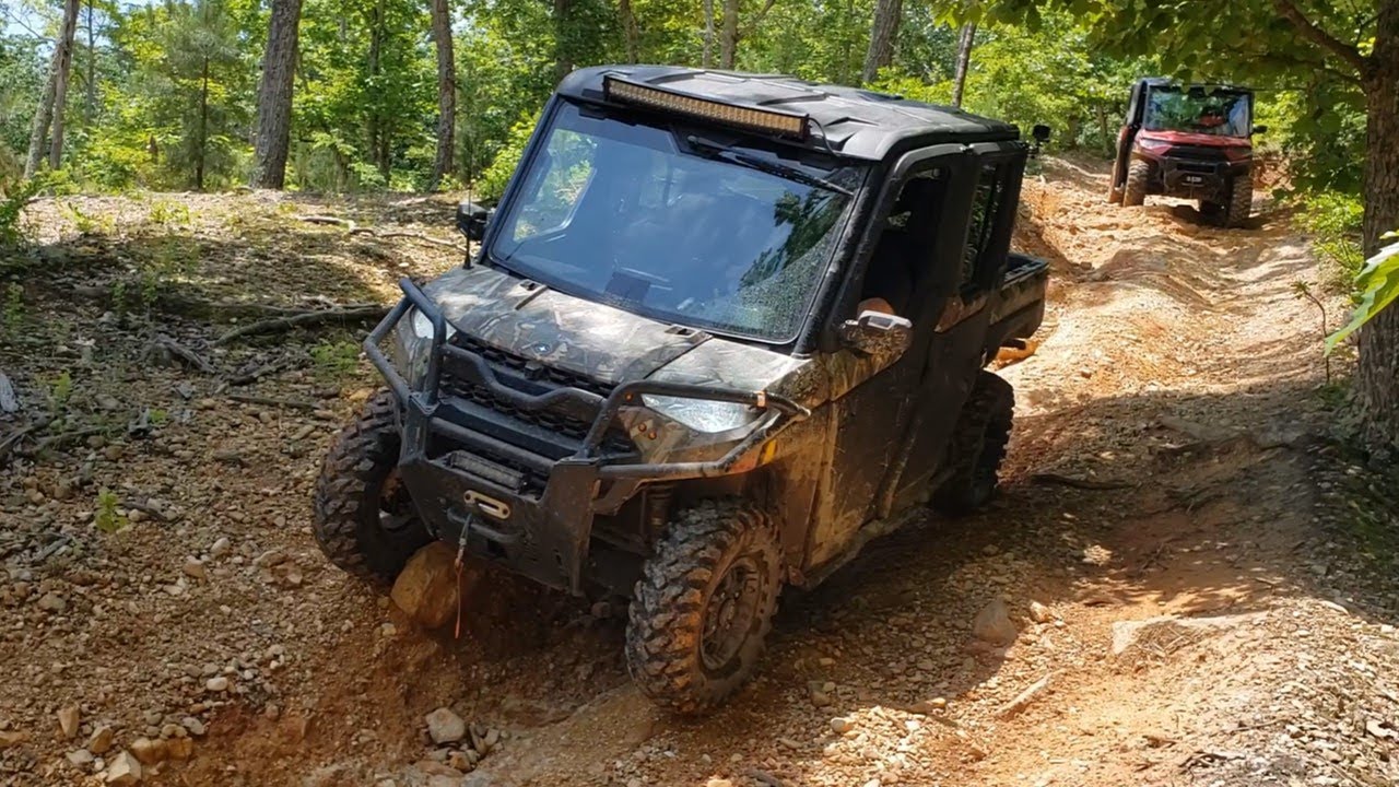 Kentucky UTV trail ride & hazards-We nearly flipped his Polaris Northstar Ultimate!