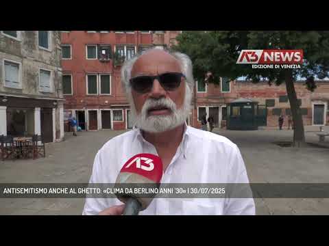 ANTISEMITISMO ANCHE AL GHETTO: «CLIMA DA BERLINO ANNI '30» | 30/07/2025