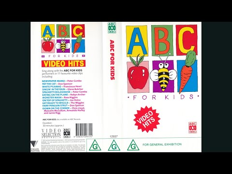 ABC For Kids Video Hits (1993 Reprint) Australian VHS