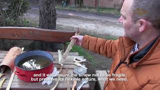 Horn Bow making by Grózer