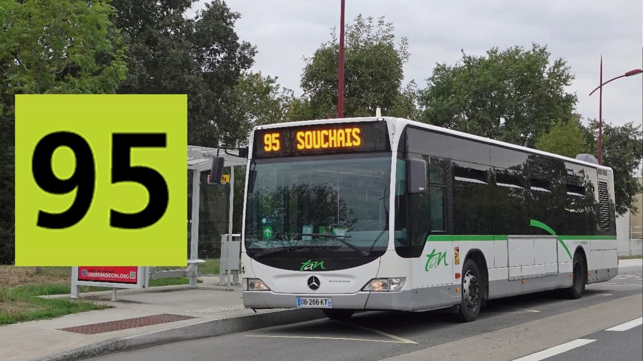 Mercedes Citaro Facelift N°1054 - Ligne 95 entre Souchais et Nouveau Bêle - TAN/Naolib - Nantes