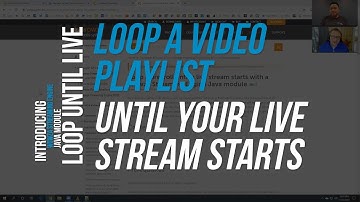 How to Loop a Video Playlist Until Your Live Stream Starts