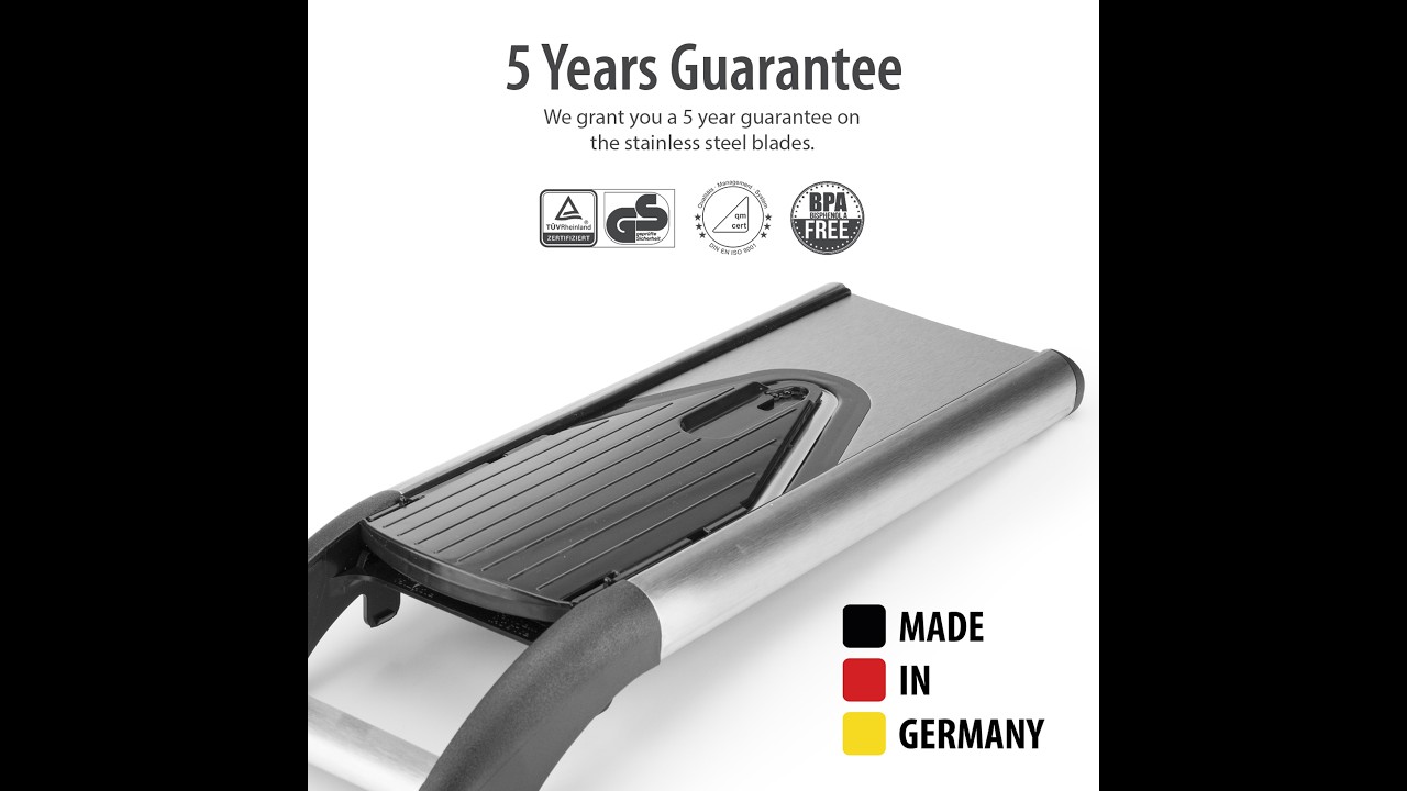 قطاعة الخضار والفواكة الالمانية المنيوم V6 BORNER الحديثة والفخمة