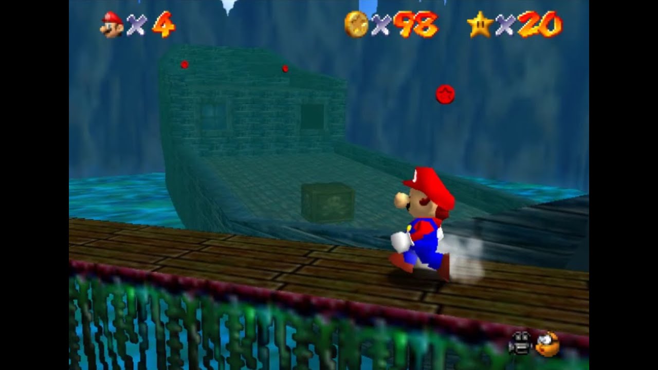 Super Mario 64 Jolly Roger Bay Walkthrough