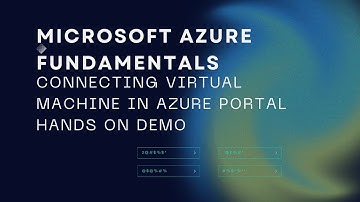 Connecting virtual machine in Azure Portal Hands on Demo | Azure Virtual Machine Tutorial |