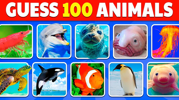 Guess 100 SEA Animals in ONLY 3 seconds 🦀🐬🐡Easy, Medium, Hard & Impossible