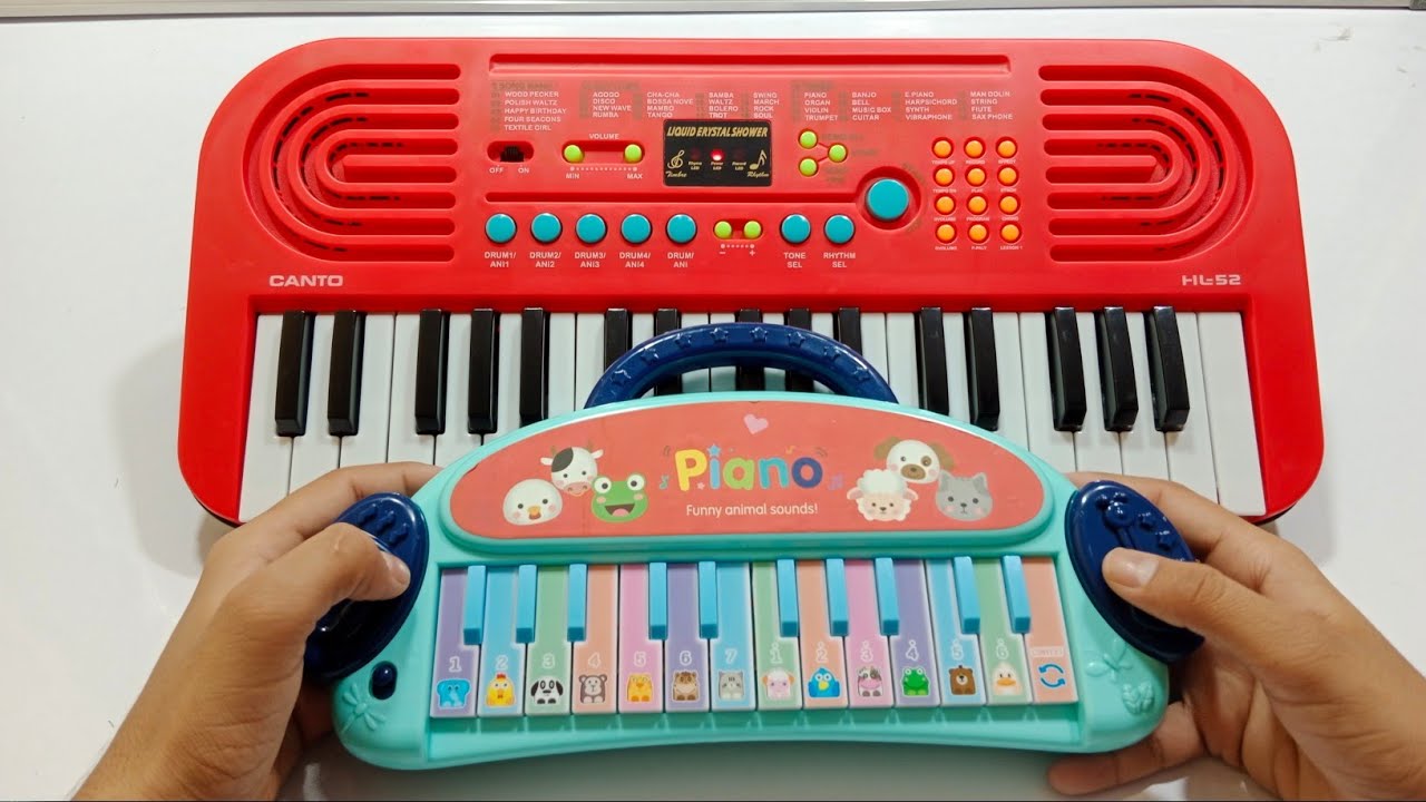 ELECTRONIC KEYBOARD PIANO FUNNY ANIMALS SOUND TOY UNBOXING