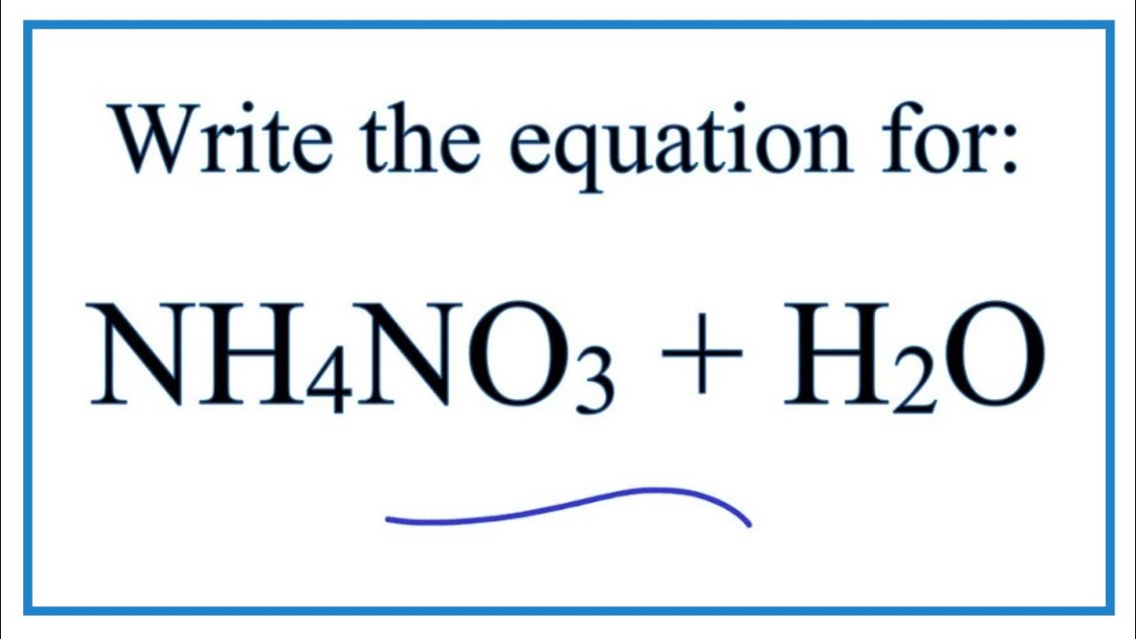 Cu no3 2 nh4no3