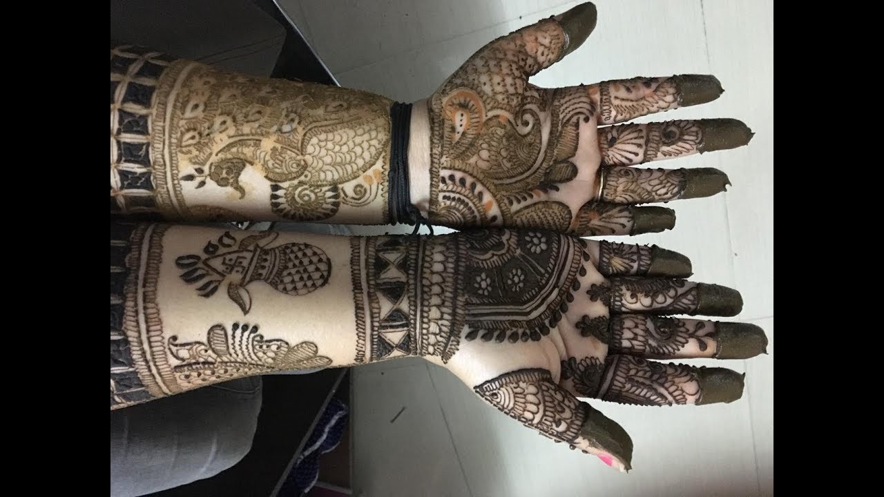 Full Hand Indian Bridal Mehndi | Book your Bridal Mehandi | Call Meribindiya @ 8130520472