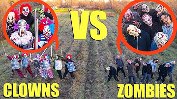 when you see Clowns VS Zombies don