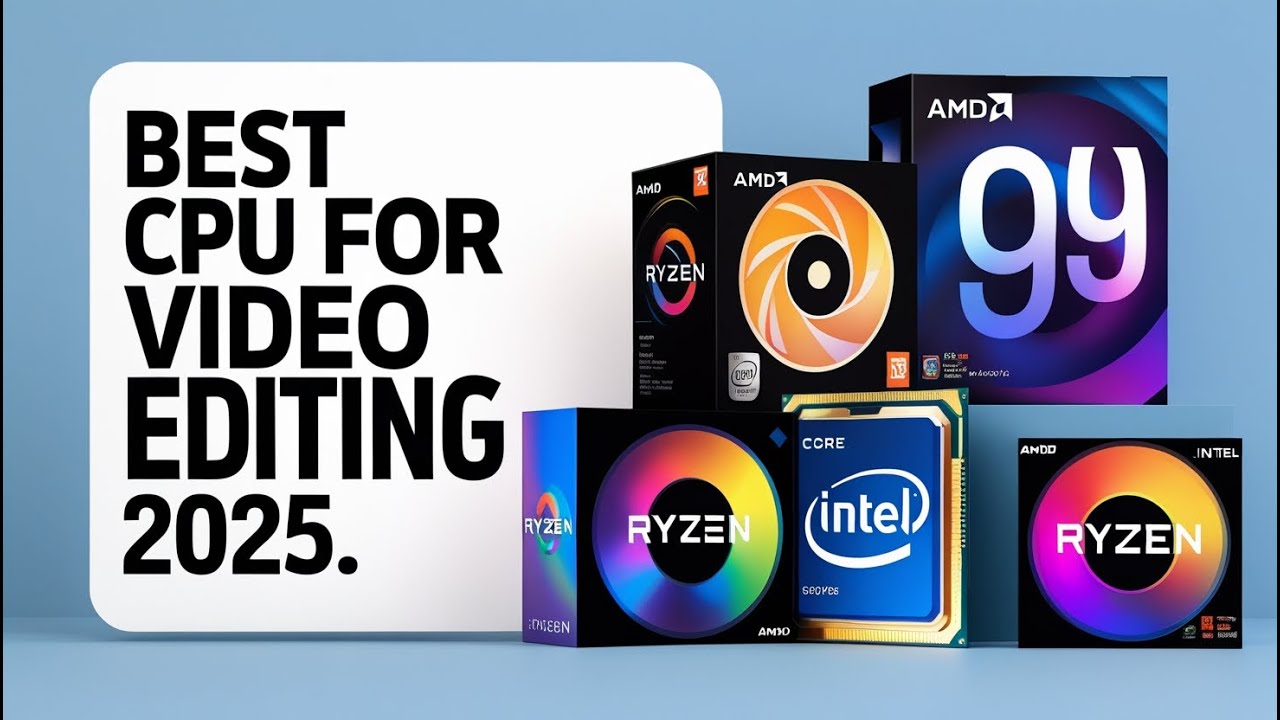 TOP 5 Best CPU for Video Editing in 2025 - YouTube