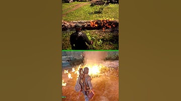 FIRE PHYSICS COMPARISON (RDR2 VS DAYS GONE) PART 4