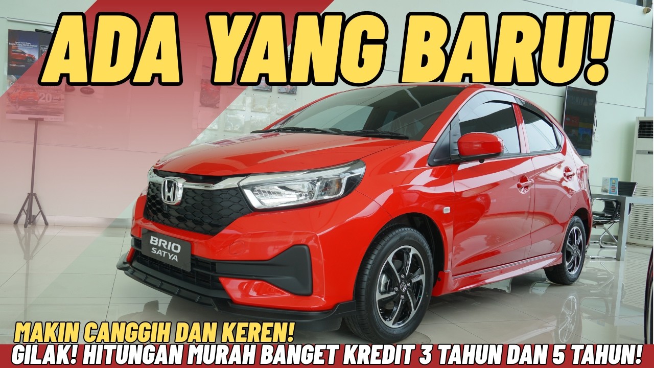 BIKIN GEGER! KREDIT 3 TAHUN JADI MURAH BANGET DAPET HONDA BRIO TERBARU YANG MAKIN CANGGIH DAN KEREN!