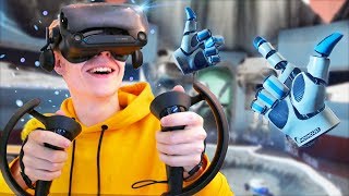 VALVE INDEX FINGER TRACKING! (Moondust VR Experience Gameplay) screenshot 3