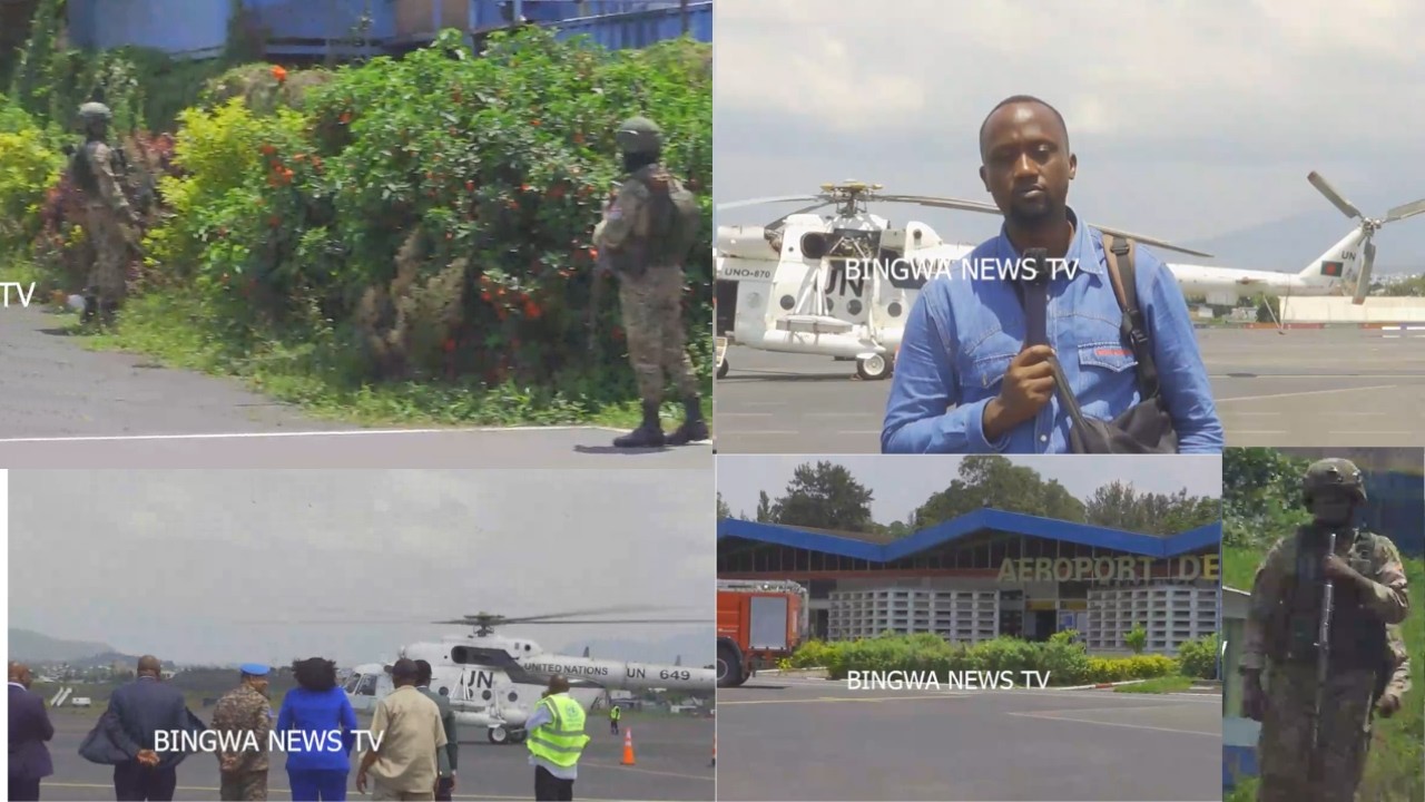 REBA VIDEO UKO ABAKOMANDO BA M23 BARINZE UMUYOBOZI WA MONUSCO INDEGE YA MBERE KU KIBUGA CYA GOMA