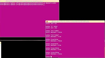 Comparisons (using Scala)
