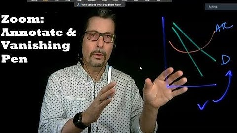 New Zoom Tools: Annotate and Vanishing Pen