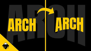 How to make an Arch text effect in Inkscape