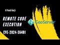 GeoServer RCE Vulnerability (CVE-2024-36401): How to Patch and Protect Your Server