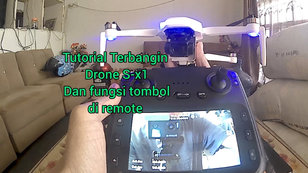 #Tutorial Terbangin Drone S-x1 dan fungsi tombol di remote@Lenka Drone