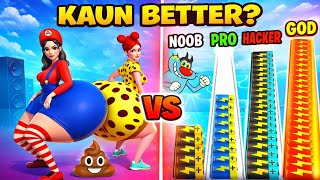 Twerk Run Race 3D vs Battery Run Walkthrough All New New Max Tiktok Gameplay QN1044