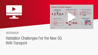 Validation Challenges For the New 5G RAN Transport