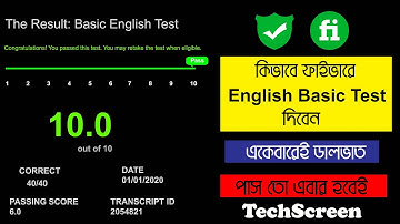 How To Pass Basic English Test on fiverr com//  Basic English Test Full Answer 2020