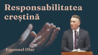 Emanuel Olar - Responsabilitatea creștină în fața doctrinei false! predică 2024