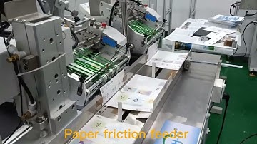 paper friction feeder auto sensor matching integrate with pillow package machine