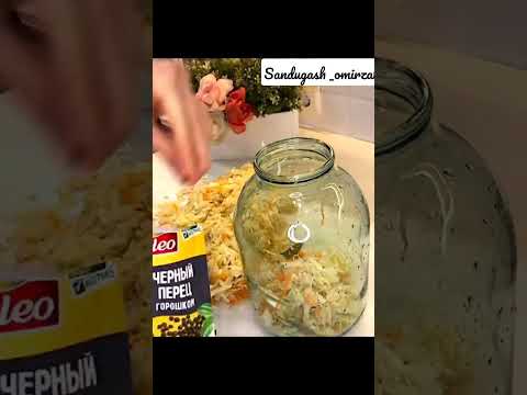 БОМБИЧЕСКИ ВКУСНАЯ КВАШЕНАЯ КАПУСТА!Сохраняйте этот супер простой, полезный рецепт ❤️❤️❤️