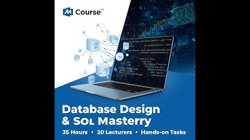 كورس Database Design & SQL | تعلم تصميم قواعد البيانات و SQL من الصفر حتى الاحتراف
