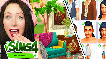 *EVERY* Item and SWATCH *Build Buy & CAS* The Sims 4 PARANORMAL Stuff Pack Overview