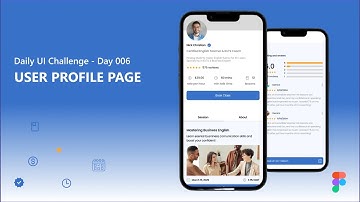 Daily UI Challenge | Day 006 - Teacher Profile UI Design | Figma UI/UX