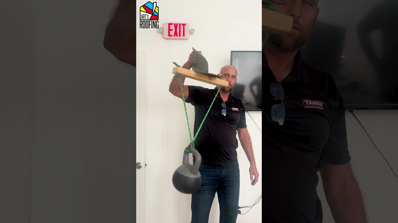 Roofing Titan XT vs 20 lbs Pull Test