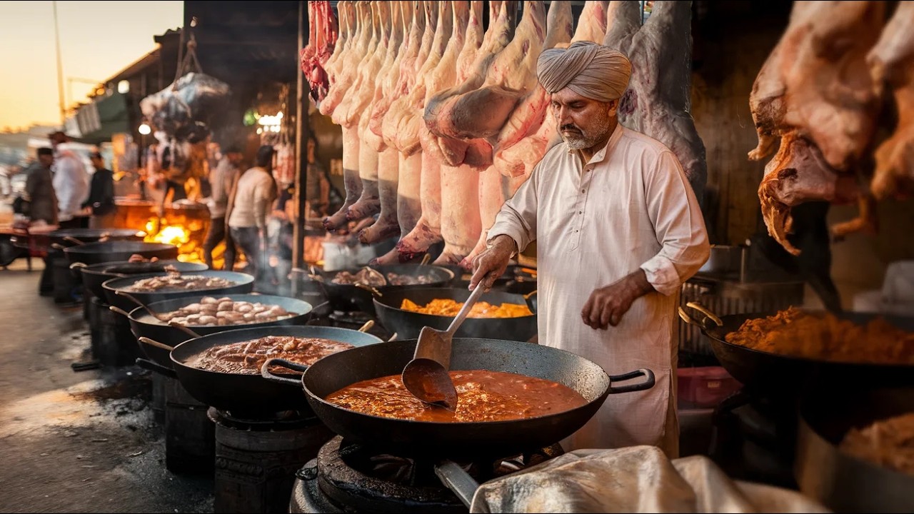 AMAZING ! MUST-TRY PESHAWAR STREET FOOD RECIPES | MEAT KARAHI COOKING VIDEOS PAKISTANI FOOD