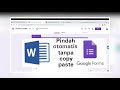 Cara memindahkan soal word ke google form tanpa copy paste