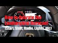 How to Operate the Lamborghini Huracán! (Start, Shift, Radio, Wipers, Lights, etc.)