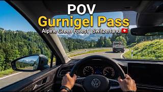 POV Scenic Mountain Drive | Gurnigel Pass (Gantrisch) Switzerland π² | ASMR