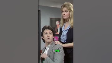 When Paul McCartney Did Comedy with Linda on Christmas TV 🎅  #shorts #thebeatles #beatles