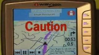 Lowrance iWay 600C screenshot 1