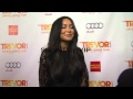 Interview naya rivera on why she supports the trevor pro