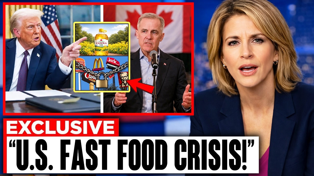 Trump DEMANDS Canada’s Canola Oil — Carney’s Response LOCKS U.S. Fast-Food Market