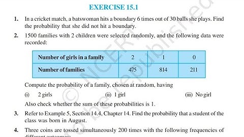 Exercise 15.1 class 9 maths