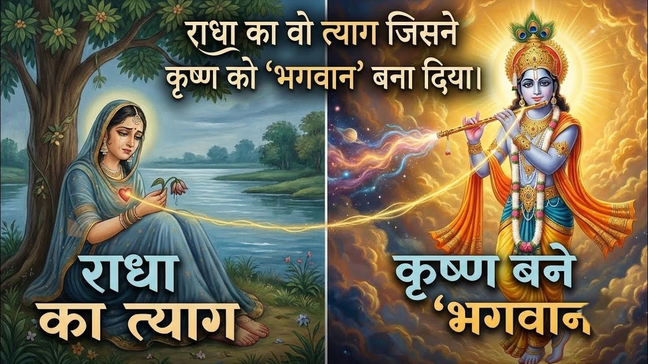 राधा का वो त्याग जिसने कृष्ण को | Radharani ka ashirwad⁩ #motivation #maa